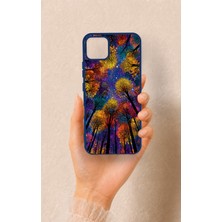 Vip Case Realme C11 2021 Uyumlu Renkli Gökyüzü Desenli Silikon Kılıf