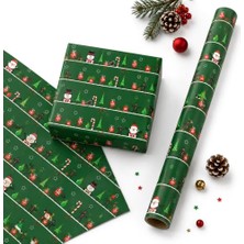 Odea 70X100 cm Premium Hediye Paketleme Kağıdı 2'li Set | Kolay Sarılabilir, Canlı Baskı, Özel Kutu ile Rulo Gönderim | M25