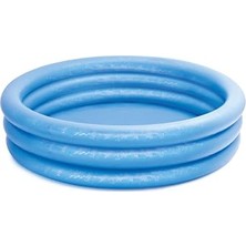 Odea Kinderpool 3-Ring-Pool Crystal 59416 Np, Mavi, Ø 114 x 25 cm