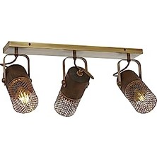 Odea AR-60265-3EY Eskitme Kaplama Modern Avize E27 Metal Ahşap 60X30CM