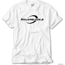 Z zepplin Rollerblade Logo Beyaz Tişört
