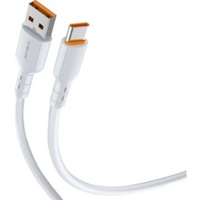 Junglee TD-CA92 USB To Type C Şarj ve Data Kablosu 3.1A USB A USB C 1 Metre Kablo