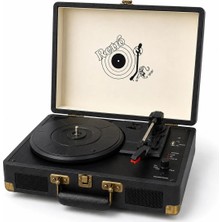 Junglee JNG-1032SPK Nostaljik Pikap Plakçalar 33-45-78 Lik Plak Uyumlu Plak Çalar Bluetooth Lu Aux USB Girişli Mp3 Çalar Bond Çanta Tipi Pikap