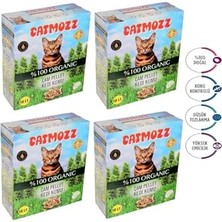 Odea HIPOALERJENIK%100 Doğal Organik Çam Peleti Kedi Kumu 10 Lt x 4 Adet