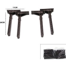 Efnaz Style 4 Adet Kahverengi Sofra Ayak Komple Plastik 20CM Aç Kapa