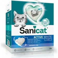 Odea Active White Topaklanan Kedi Kumu (Kokusuz) 10L