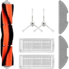 Odea Beyaz Mi Vacuum Mop 2 Pro ve Mi Vacuum Mop Lite (MJSTL-MJST1SHW Model Uyumlu) Hepa Filtre Fırça,mop Paspas Yedek Aksesuar Seti-Model No Kontrol Ediniz