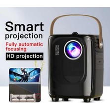 Junglee Android Mini Projeksiyon Cihazı Wifi Bluetooth USB 4K 1080P Ev Sinema Yansıtma Cihazı