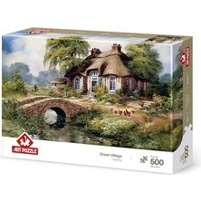 Odea Art Puzzle Yeşil Köy 500 Parça Puzzle