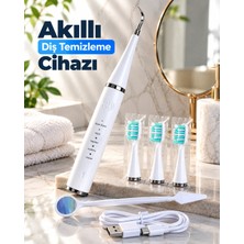Zenviaa Şarjlı Akıllı Diş Temizleme Cihazı 5 Farklı Temizleme Modlu Hassas Bakım Cihazı Zen