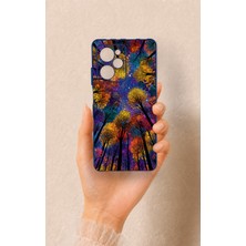 Vip Case Poco X5 Pro Uyumlu Renkli Gökyüzü Desenli Silikon Kılıf