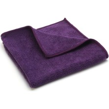 Odea Silva Premium Mutfak Bezi Hasır Doku 30X30 Cm, Mikrofiber Temizlik Bezi, Yağ ve Parmak Izini Yaymadan Toplar, Sadece Suyla Temizlik, Tezgah Ocak Çelik Mermer Için, Mürdüm Moru