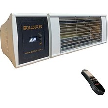 Odea Supra Plus GSS20P 2000W Uzaktan Kumandalı Su Korumalı Dış Mekan Elektrikli Beyaz Renk Infrared Isıtıcı