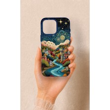 Vip Case iPhone 16 Pro Max Uyumlu Gece Masalı Desenli Silikon Kılıf
