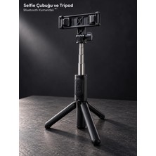 Zenviaa Yatay ve Dikey Çekime Uygun Döner Başlıklı Katlanabilir Selfie Çubuğu ZENVIAA365423