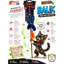 Odea Olta Balık (Hışırtılı,çıngıraklı,matatabi Li,muhteşem Kumaşlı Kedi Oltası)