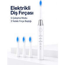 Elektrikli Diş Fırçası 3 Yedek Başlıklı - Lisinya