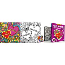 Odea Akkaymak Kum Toys Tuval Mandala Anneler Gününe Özel 30X30 cm Tvm-01