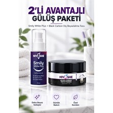 Nivoshe 75ML Diş Beyazlatıcı Jel + Coal Karbon Diş Beyazlatıcı Toz