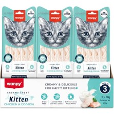 Odea Kitten Tavuklu Morina Balıklı Krema Yavru Kedi Ödülü, 5X14 gr 6927749874072