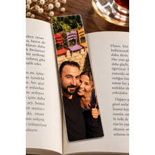 Hedef Hediyelik Kişiye Özel Fotoğraflı Pleksi Kitap Ayracı - Resimli Kitap Ayracı - Sevgiliye Özel Hediye
