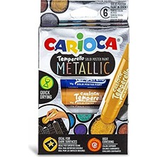 Odea Carioca Temperello Stick Poster Boyama Kalemi Metalik 6'li