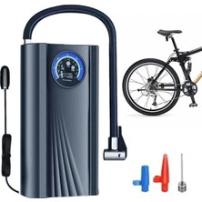 Junglee SCK619-2 Lastik Şişirme Cihazı Hızlı Enflasyonlu Hava Kompresörü ile 150 Psı El Pompası Çakmaklık Girişli - Motosiklet, Basketbol, Akülü Araba, Otomobil, Bisiklet Için Dış Mekan Lastik Aksesuarları