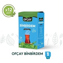Ofçay Binbirdem Dökme Siyah Çay 1000 G-12\'li Koli