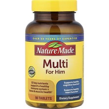 Nature Made Multi For Him Men's Multivitamin Tablets Orijinal Usa Menşeii Dmmmedicineden