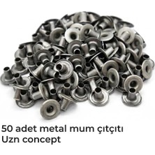 Mum Çıtçıtı 50 Adet,metal Mum Fitil Çıtçıtı