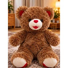 Toys Kahverengi Sevimli Kalp Burunlu Büyük Peluş Ayıcık 52 cm