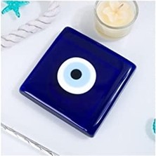 Odea Nazar Boncuğu Lüks Kalın Cam 10X10CM Kalınlık=2cm Gider Kapağı Kolu Önleyici Kapak