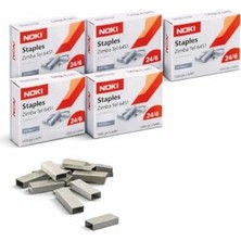 Odea Zımba Teli 24/6 Büyük – 5'li Paket (Toplam 5000 Tel) Dayanıklı Metal Tel