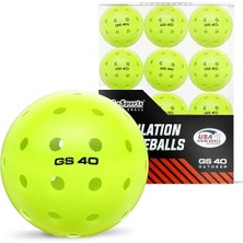 Odea Gs 40 Pickleball Topları, 4, 12 Veya 36’lı Paket Usapa Kurallarına Uygun Pickleball Topları