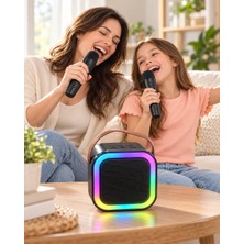 Grandor LED Işıklı Bluetooth Karaoke Hoparlör Seti