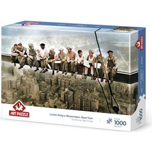 Odea Art Puzzle Gökdelen'de Öğle Yemeği 1000 Parça Puzzle