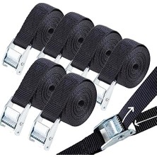 Odea Germe Kayışı, Kısa Bağlama Kayışı, Kelepçeli Kilitli, Siyah, Yaylı Kilit, 6 x 1 M, Sabitleme Kemeri, Bisiklet, Germe Kemeri, Bagaj Taşıyıcı, Motosiklet, Bisiklet Taşıyıcı, Bagaj, Kamp Için