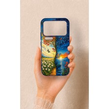 Vip Case Mi 17 Pro Max Uyumlu Gökyüzü ve Yeryüzü Desenli Silikon Kılıf