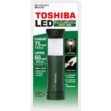 Odea Toshiba LED El Feneri/fener KFL-403 (2 Yönlü El Feneri/fener, Yeşil)