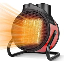 Junglee 3000W Fanlı Isıtıcı 3 Kademeli Taşınabilir Elektrikli Hava Üfleyen Fan Radyatör Isınma Cihazı 220V
