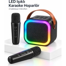 Toyigoo LED Işıklı Bluetooth Karaoke Hoparlör Seti - Lisinya