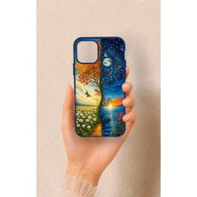 Vip Case iPhone 11 Pro Uyumlu Gökyüzü ve Yeryüzü Desenli Silikon Kılıf