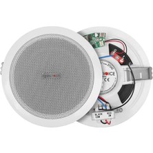 Hubrendy Sh Magicvoice TPI-350 5.25" (13.5 Cm) Hat Trafolu Alçıpan/asma Tavan Tipi Hoparlör (6W Rms - Mp3 USB Uyumlu) - Beyaz