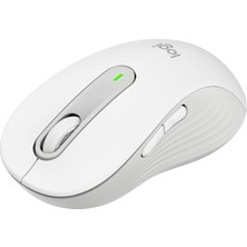 Universal Signature M650 Kablosuz Mouse, Büyük Boy Sağ El Için, Sessiz, 4000 Dpı, Bluetooth, Logi Bolt USB Alıcı, 24 Ay Pil Ömrü, Beyaz