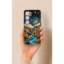 Vip Case Vivo V40 Lite 5g Uyumlu Gece Masalı Desenli Silikon Kılıf