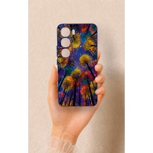 Vip Case Vivo V40 Lite 5g Uyumlu Renkli Gökyüzü Desenli Silikon Kılıf