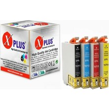 Odea Xplus® Stylus SX215 T0711 T0712 T0713 T0714 4 Renk Muadil Kartuş Seti 500 Sayfa, XPP-955173