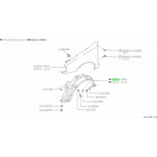 TŞT Nissan Micra Ön Çamurluk Davlumbazı Sağ 1992-1998 (Oem No:  6384241B15)