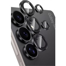 Fibaks Galaxy S26 Ultra Ar+ Af Kamera Lensi Koruyucu Cam Çizilmeye Dirençli Hd Koruma Siyah Kılıf