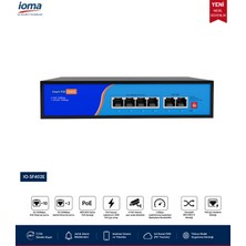 Ioma 4 Port 10/100 Poe Swıtch